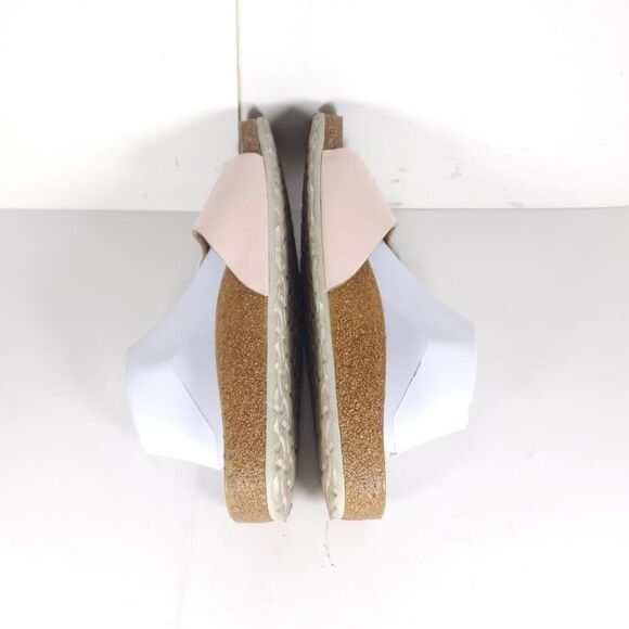 Birkenstock Women's Madrid Big Buckle EU41 US10 Leather Light Pink Slide Sandals - Picture 10 of 16